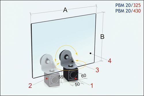 Tecno Piu PBM 20 magneettikiinnitteinen suoja