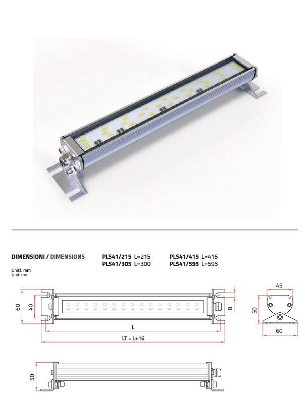 Tecno Piu 24V AC/DC LED konevalaisin PLS 41