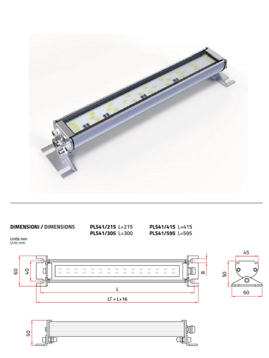 Tecno Piu 24V AC/DC LED konevalaisin PLS 41