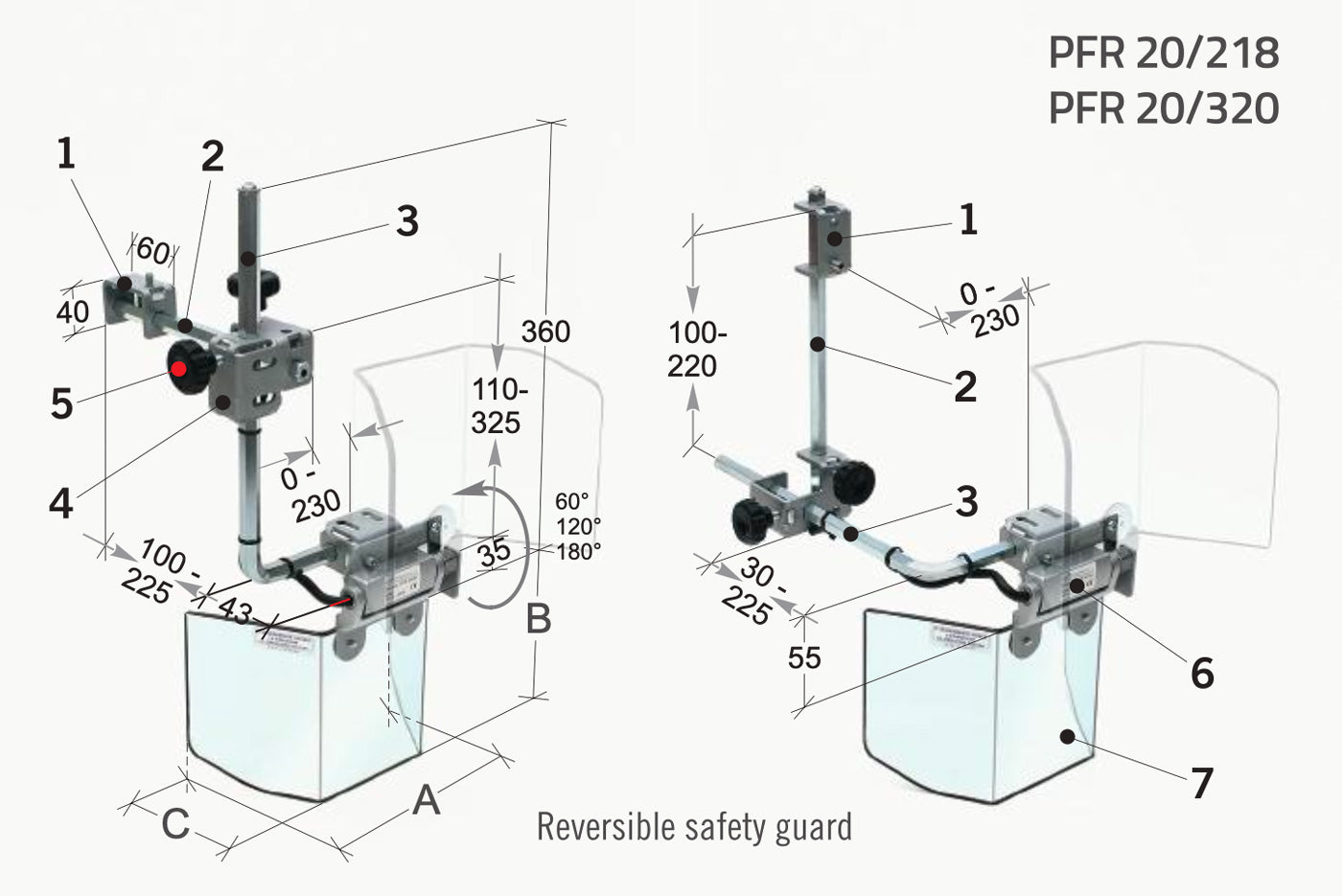 Tecno Piu PFR 20 jyrsinkoneen konesuoja