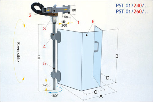 Tecno Piu PST 01 pistokonesuoja